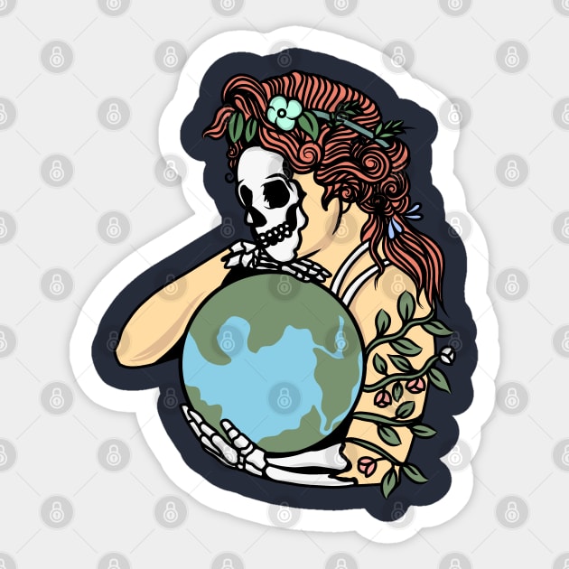 Skull Design Sticker by wap.prjct